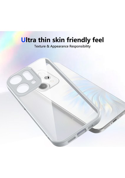 Oppo RENO14,IÇIN Eabhulie Kılıf, Kamera Lens Korumalı Hibrit 2'si 1 Arada Şeffaf Kılıf-Gri (Yurt Dışından) fırsatları