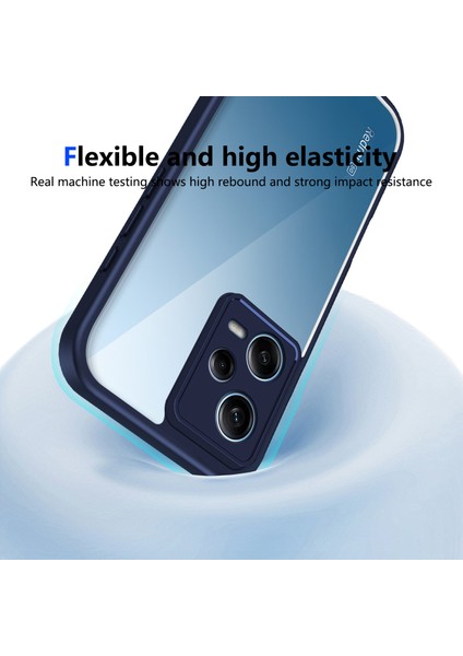 Xiaomi Redmi Note 12 Pro Plus,için Eabhulie Kılıf, Kamera Lens Korumalı Hibrit 2'si 1 Arada Şeffaf Kılıf-Blue (Yurt Dışından) indirimleri