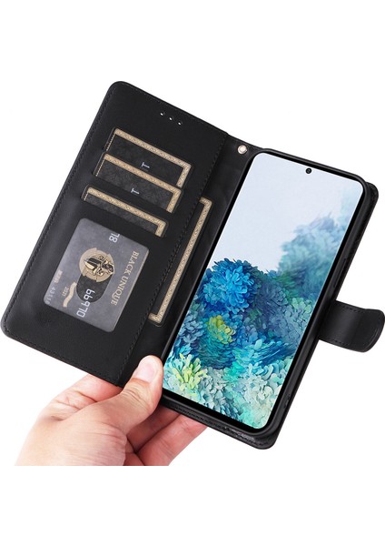 Samsung Galaxy S20 Plus 4g/5g Için El Kayışı ve Kart Yuvalı Premium Deri Cüzdan Kılıf-Siyah (Yurt Dışından) indirimleri