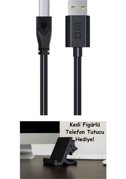 AD065 USB 2.0 Printer Data Yazıcı Kablosu 5 Metre