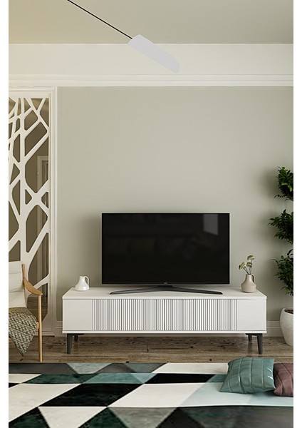 TSA1203B - Corsa Tv Stand 120CM Beyaz