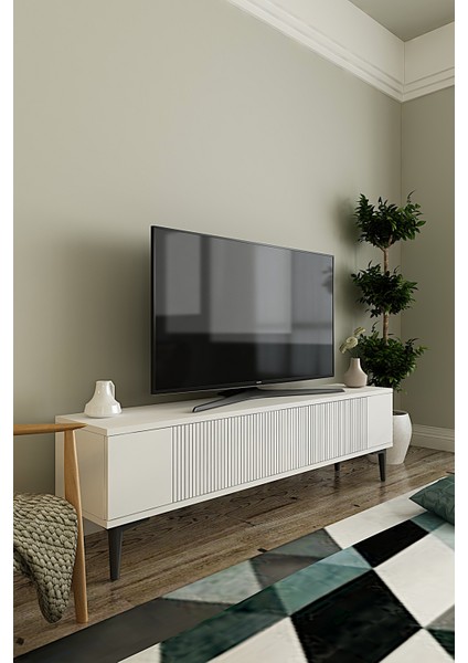 TSA1203B - Corsa Tv Stand 120CM Beyaz fiyatları