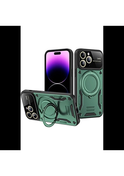 iPhone 16 Pro Kılıf Joy Lens Standlı Kapak