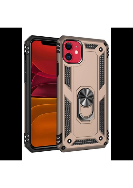 iPhone 11 Kılıf Sofya Yüzüklü Silikon Kapak