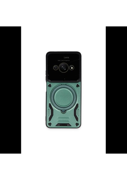 Xiaomi Poco C61 Kılıf Joy Lens Standlı Kapak