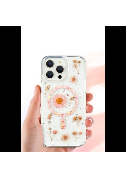 iPhone 16 Kılıf Daisy Simli Magsafe Kapak modelleri
