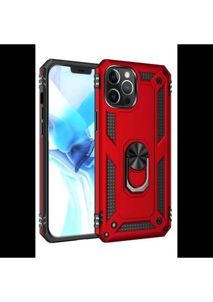 iPhone 12 Pro Max Kılıf Sofya Yüzüklü Silikon Kapak