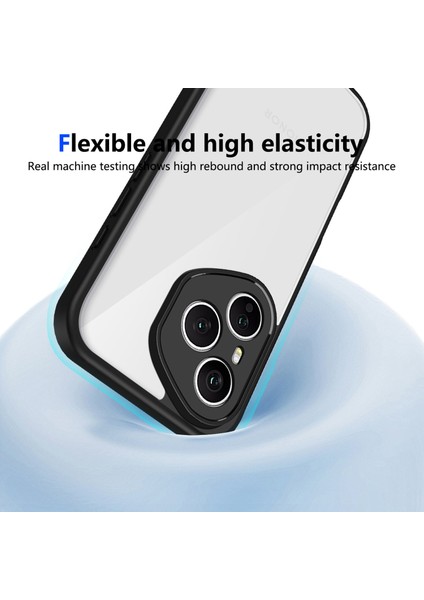 Honor 400 Pro,için Eabhulie Kılıf, Kamera Lens Korumalı Hibrit 2'si 1 Arada Şeffaf Kılıf-Siyah (Yurt Dışından) indirimleri
