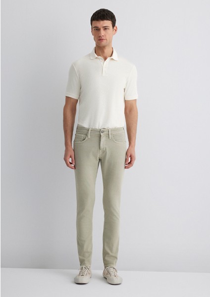 James Soluk Yeşil Comfort Gabardin Pantolon 0042489454
