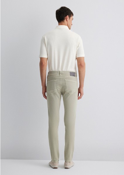James Soluk Yeşil Comfort Gabardin Pantolon 0042489454