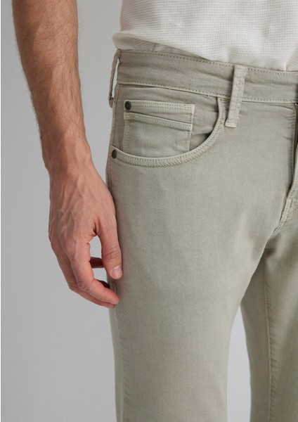 James Soluk Yeşil Comfort Gabardin Pantolon 0042489454