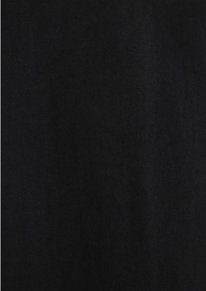 MV91 Nakış Detaylı Siyah Tişört 0612576-900