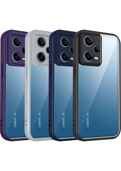 Xiaomi Redmi Note 12 5g,için Eabhulie Kılıf, Kamera Lens Korumalı Hibrit 2'si 1 Arada Şeffaf Kılıf-Gri (Yurt Dışından) fiyatları
