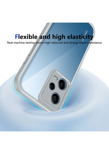 Xiaomi Redmi Note 12 5g,için Eabhulie Kılıf, Kamera Lens Korumalı Hibrit 2'si 1 Arada Şeffaf Kılıf-Gri (Yurt Dışından) indirimleri