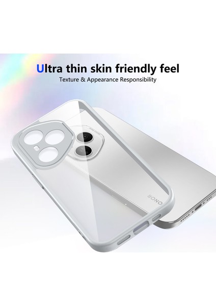 Honor 400 Pro,için Eabhulie Kılıf, Kamera Lens Korumalı Hibrit 2'si 1 Arada Şeffaf Kılıf-Gri (Yurt Dışından) fırsatları