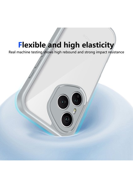 Honor 400 Pro,için Eabhulie Kılıf, Kamera Lens Korumalı Hibrit 2'si 1 Arada Şeffaf Kılıf-Gri (Yurt Dışından) indirimleri