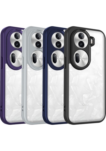 Oppo RENO11 Pro,için Eabhulie Kılıf, Kamera Lens Korumalı Hibrit 2'si 1 Arada Şeffaf Kılıf-Blue (Yurt Dışından) fiyatları