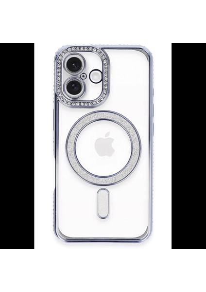 iPhone 16 Plus Kılıf Joke Simli Magneticsafe Kılıf