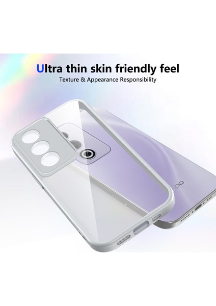 Oppo K12X,IÇIN Eabhulie Kılıf, Kamera Lens Korumalı Hibrit 2'si 1 Arada Şeffaf Kılıf-Gri (Yurt Dışından) fırsatları