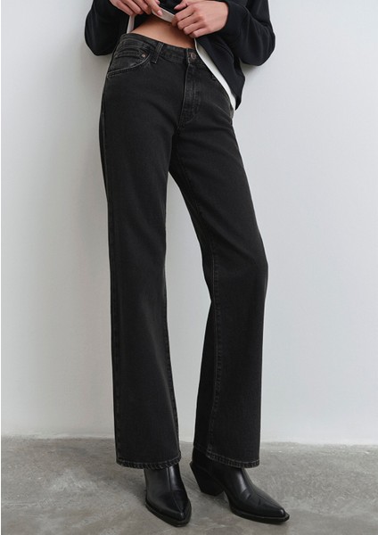 Ibiza Koyu Gri Smoke Jean Pantolon 1010530-89874