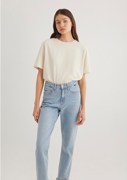 2li Kadın Basic Tişört 1611366-70072