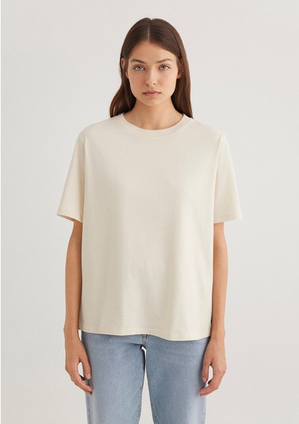 2li Kadın Basic Tişört 1611366-70072