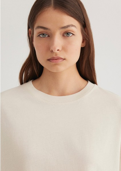 2li Kadın Basic Tişört 1611366-70072