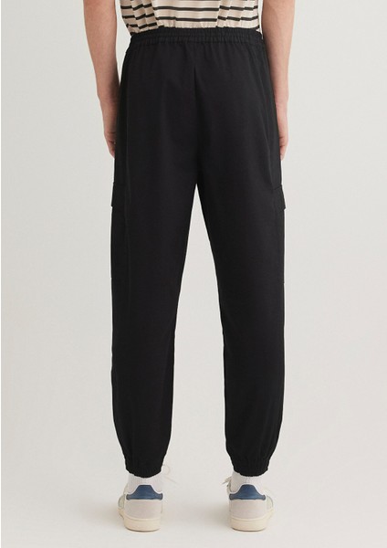 Siyah Kargo Jogger Pantolon 0010430-900