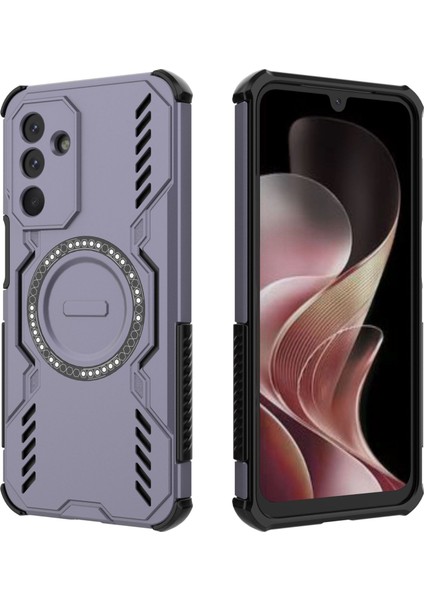 Samsung Galaxy M36 Magsafe Kılıf, Manyetik Düşmeye Dayanıklı Telefon Kılıfı Kapağı Samsung Galaxy M36 (Yurt Dışından)