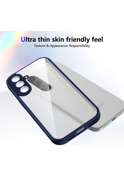 Samsung Galaxy A17,IÇIN Eabhulie Kılıf, Kamera Lens Korumalı Hibrit 2'si 1 Arada Şeffaf Kılıf-Blue (Yurt Dışından) fırsatları