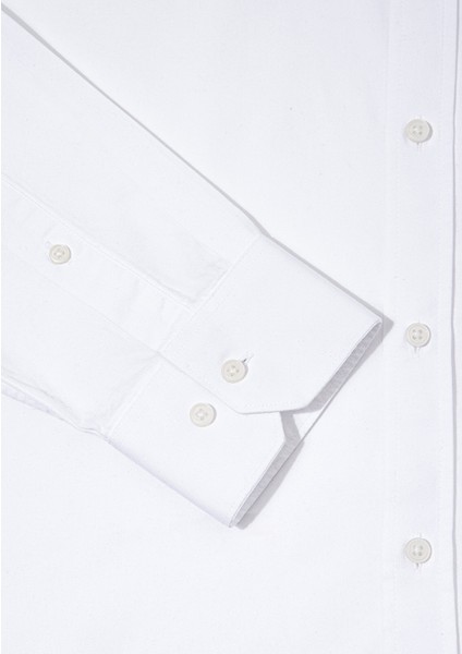 Tencel Tm Beyaz Gömlek 0211573-620
