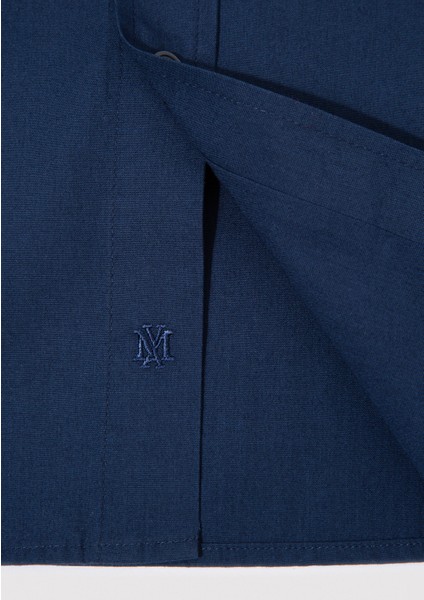 Kolay Ütülenebilir Lacivert Gömlek 0211571-70490