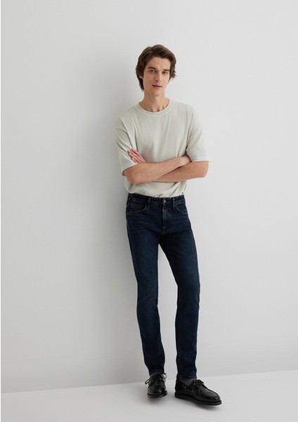 Jake 90LAR Tokk Mürekkep Mavi Jean Pantolon 0042282944