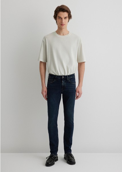 Jake 90LAR Tokk Mürekkep Mavi Jean Pantolon 0042282944