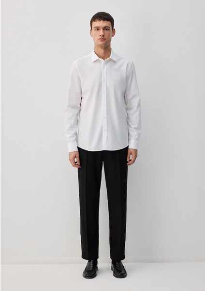 Kolay Ütülenebilir Beyaz Gömlek 0211571-620