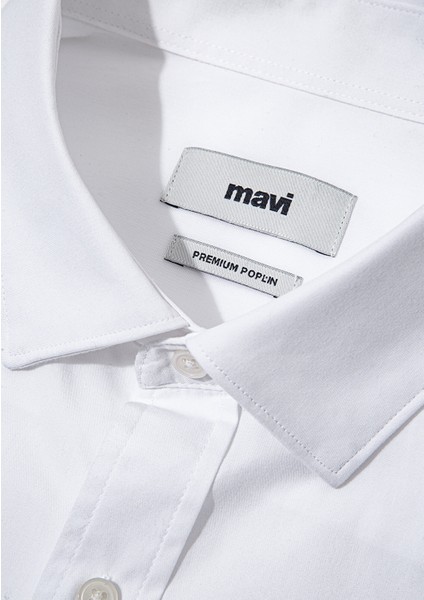 Kolay Ütülenebilir Beyaz Gömlek 0211571-620