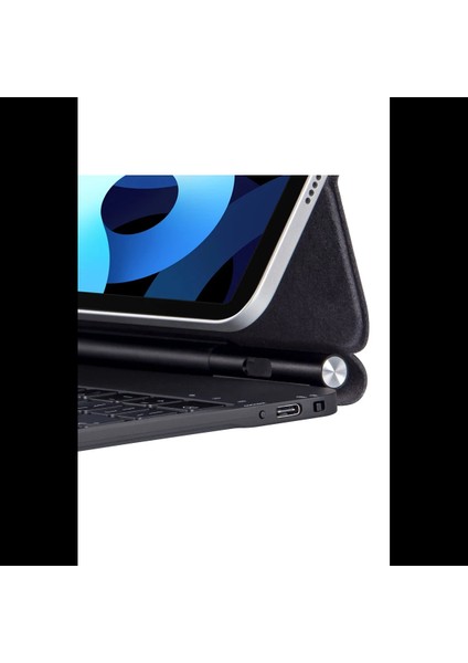 iPad Pro 12.9 (2022) Kılıf X9 Magic Manyetik Klavyeli Tablet Kılıfı - Siyah