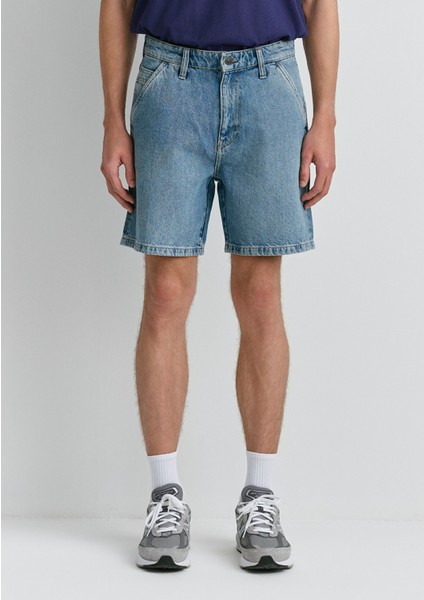 Rotterdam MV91 Street Indigo Mavisi Jean Şort 0410185-89128