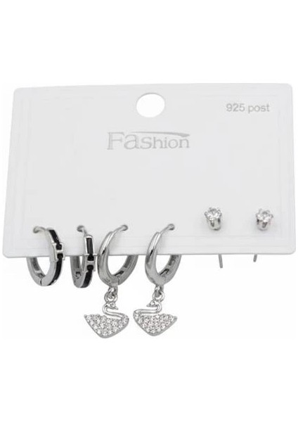 Çoklu Kuğu Küpe - Gümüş fiyatları