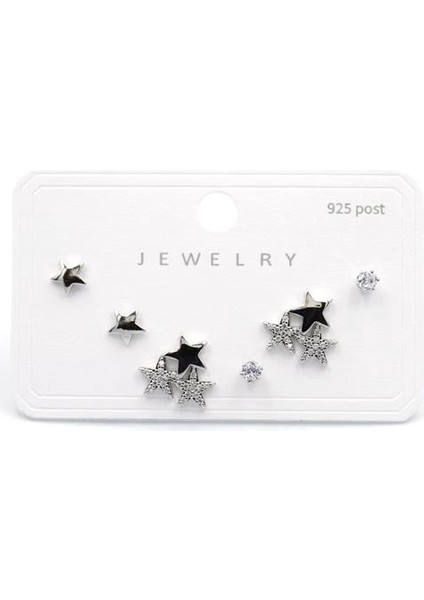 Çoklu Taşlı Küpe - Gümüş fiyatları