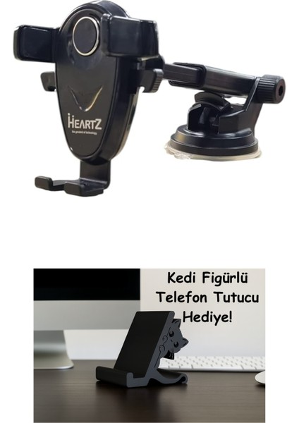 Cam ve Ön Konsola Vakum Ile Sabitlenebirlir Teleskopik Açılır Kapanır Değişik Şekiller ve Açılar Alabilir Araç Tutucu Telefon Tutucu Araç Içi Telefon Tutucu 036