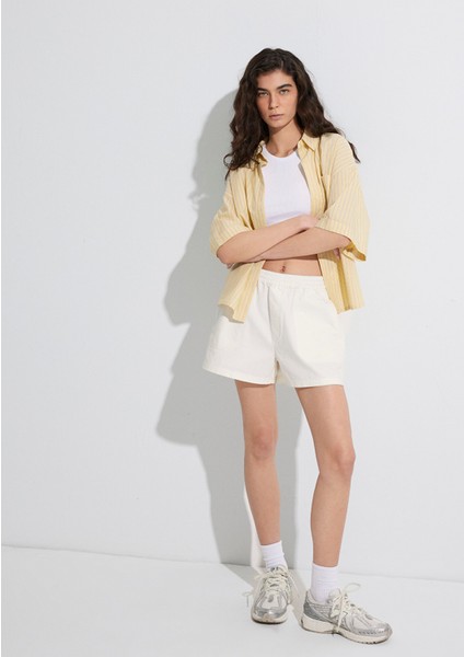 Ekru Basic Şort 1410189-80194