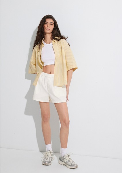 Ekru Basic Şort 1410189-80194