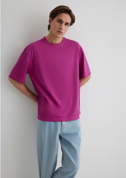 Pembe Basic Tişört 0612719-70934