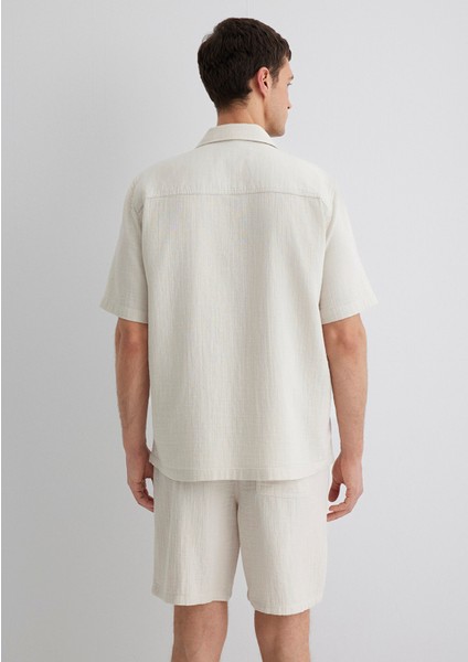 Ekru Gömlek 0211532-70134