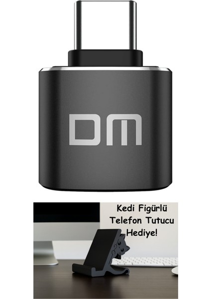 USB 3.2 Gen1 Erkek To Type-C Dişi Otg Çevirici Dönüştürücü Adaptör