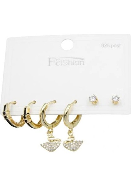 Çoklu Kuğu Küpe - Altın fiyatları