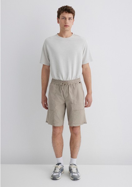 Bej Kargo Şort 0410269-80697