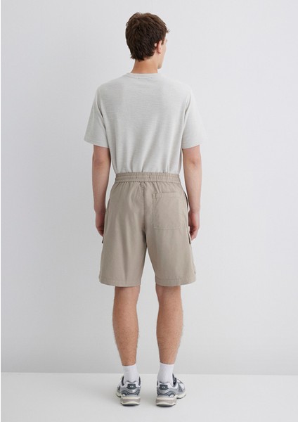 Bej Kargo Şort 0410269-80697