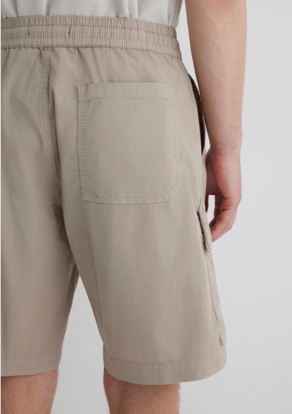 Bej Kargo Şort 0410269-80697